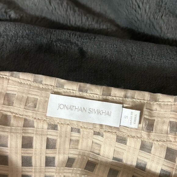 Jonathan Simkhai Allie Cotton and Silk Shirt Dress - Picture 5 of 7